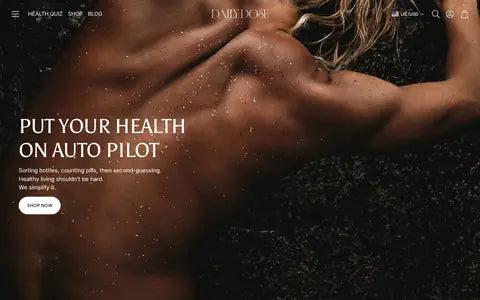 Daily Dose Shopify store by Step-Media