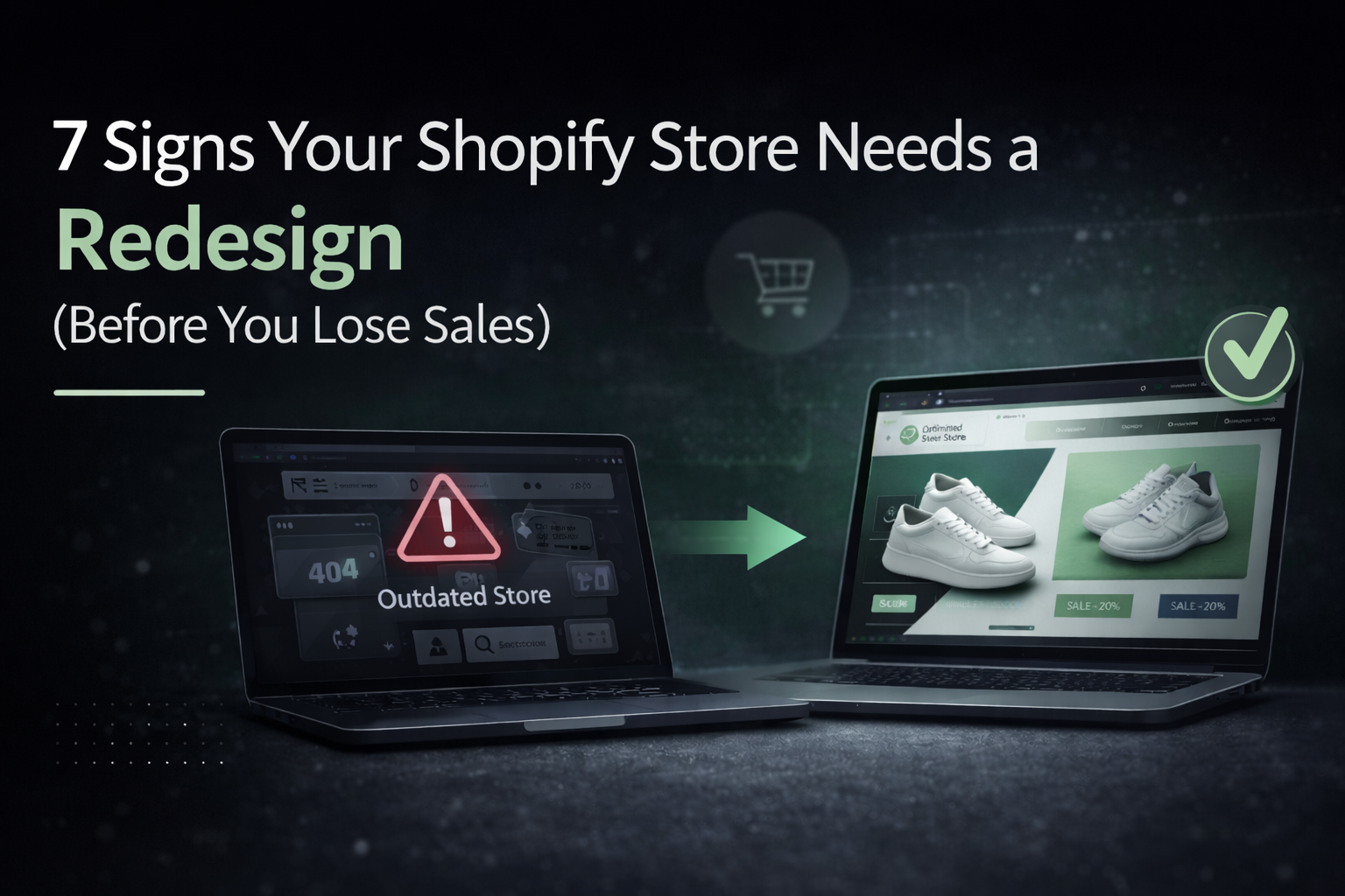 7 Signs Your Shopify Store Needs a Redesign (Before You Lose Sales)