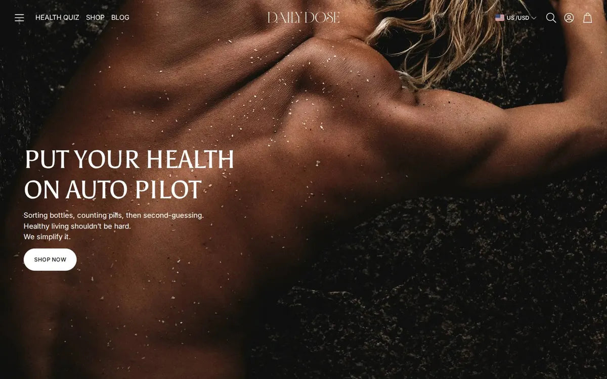 Daily Dose — Shopify store built by Step-Media