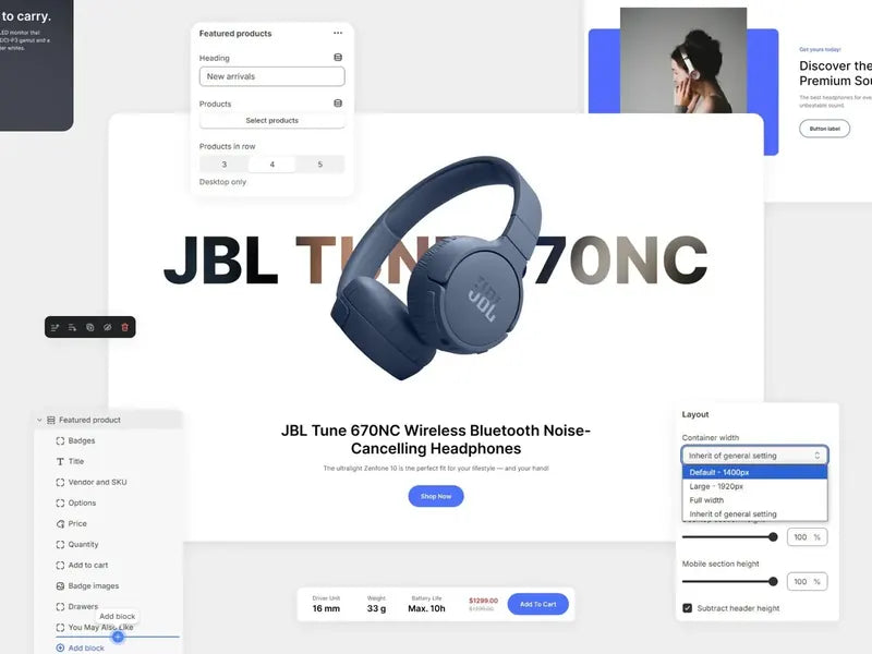 Custom themes.